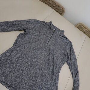 Nike Gray Quarter-Zip Pullover